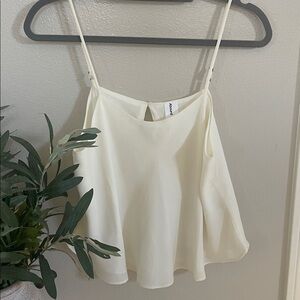 Abound Cream Spaghetti Strap Blouse